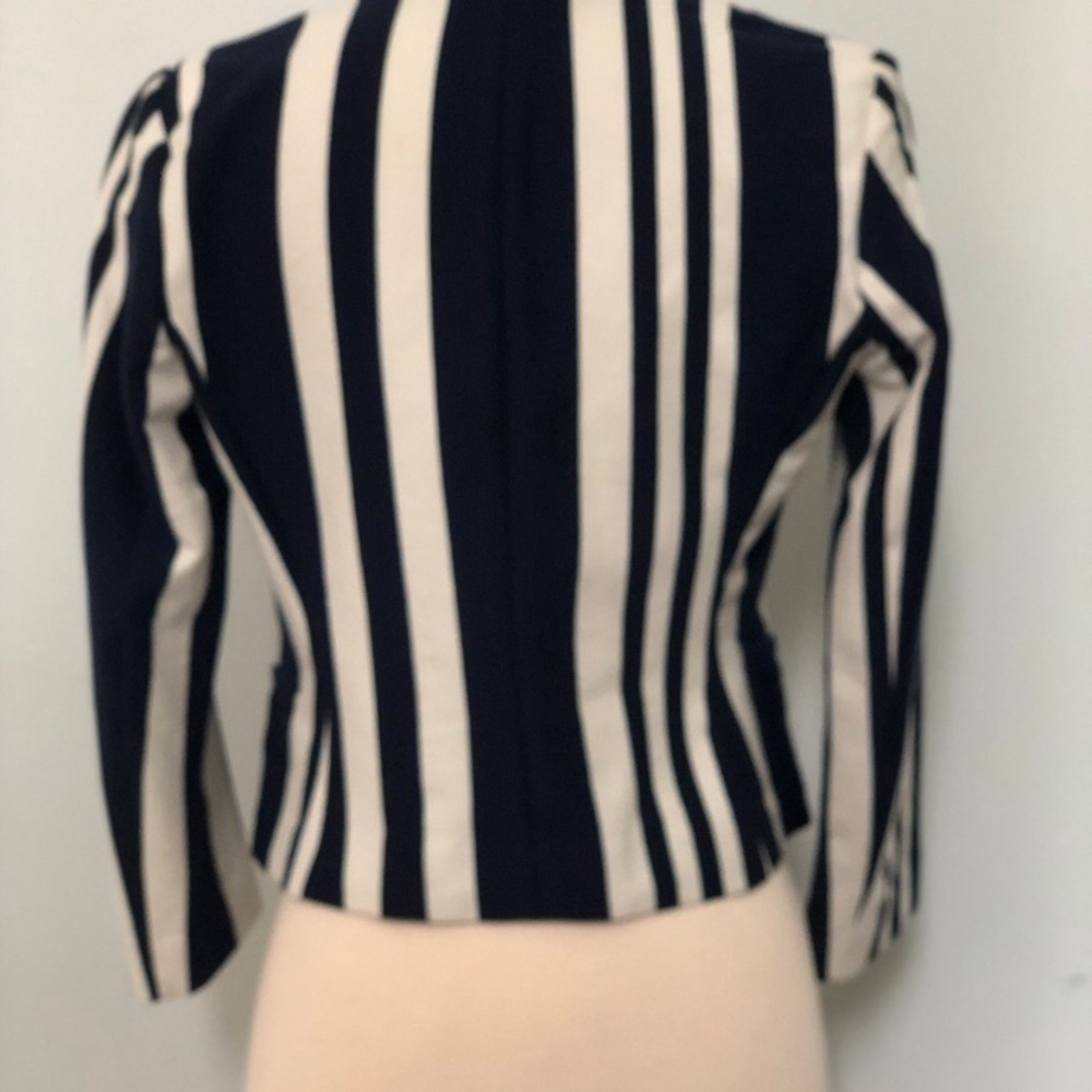 Rachel Roy striped blazer size 4 - Picture 4 of 5